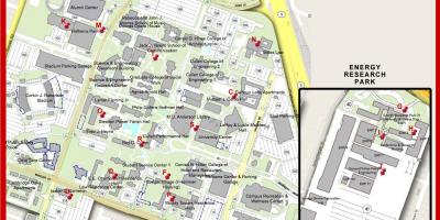 نقشه از دانشگاه هوستون