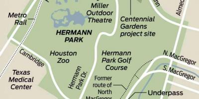 نقشه از پارک هرمان